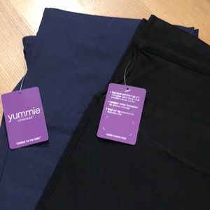 Yummie Bootcut Jodi Legging 2-Pack Navy & Black Sz L